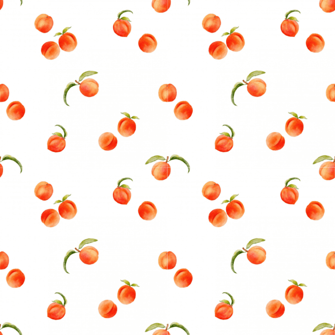 Tissu petits abricots