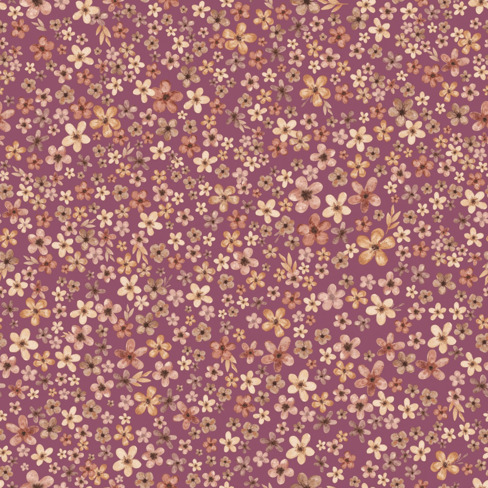 Tissu petites fleurs de prairie 2